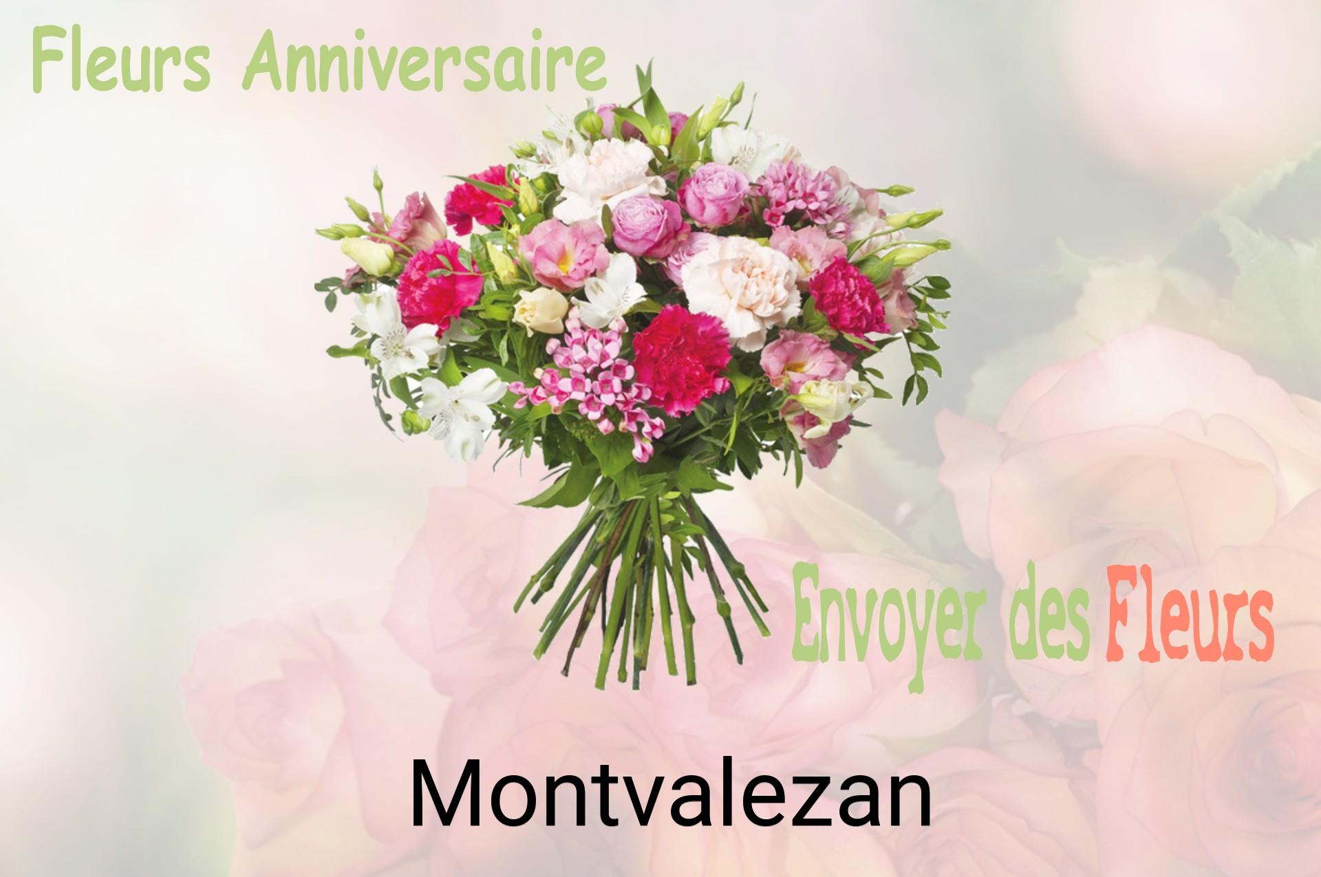 Bouquet de fleurs d’anniversaire livré à Montvalezan