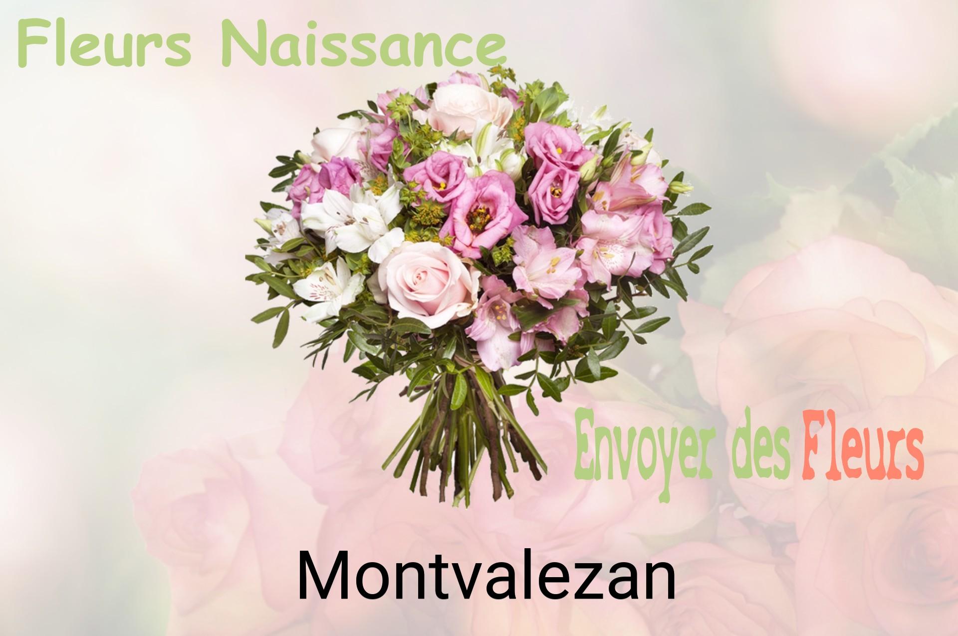Bouquet de fleurs de naissance livré à Montvalezan